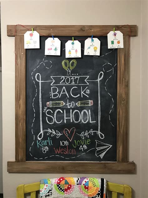 Back to school chalkboard art | School chalkboard art, Chalkboard art ...