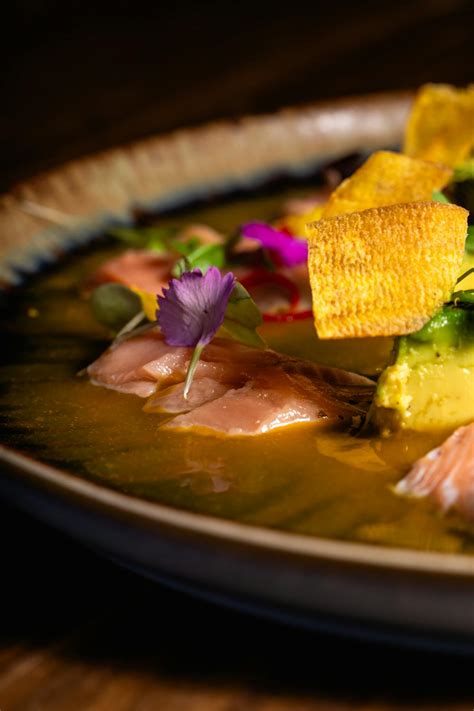 Gourmet Ceviche Plated with Fresh Garnishes · Free Stock Photo