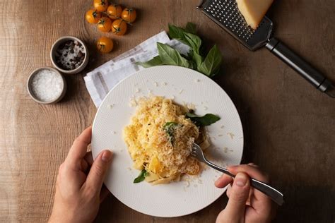 Free Photo | Plate with delicious italian pasta dish