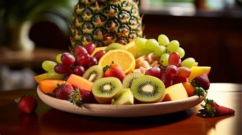 Premium Photo | Artfully Arranged Fruit Platter