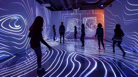 Interactive Digital Art Installation Featuring Dynamic Light and Sound ...