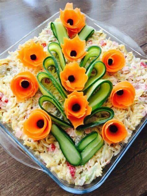 Garnishing | Creative food, Food platters, Food art
