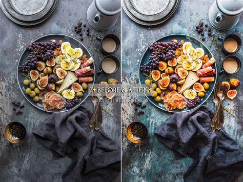 Bright Vibrant Food Photography Lightroom Presets - FilterGrade