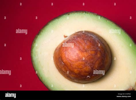Half of an Avocado Stock Photo - Alamy