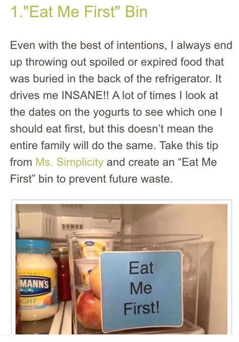 Fridge trick | Expired food, Food, Snacks