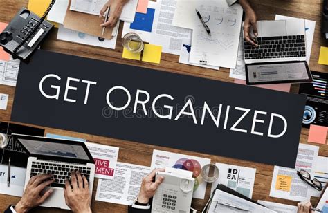 Get Organized Management Planning Concept Stock Image - Image of ...