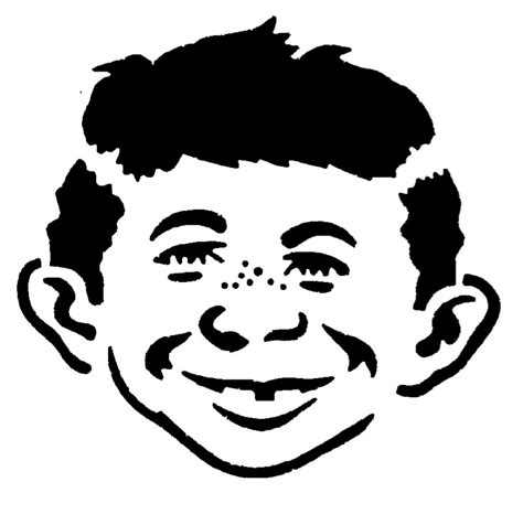 Free 3D file Alfred E Neuman stencil 🖼️ ・Design to download and 3D ...