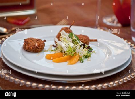 A beautifully arranged food plate Stock Photo - Alamy
