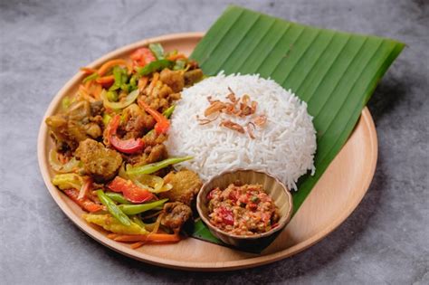 Premium Photo | High angle view of meal in plate on table