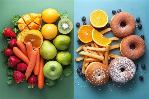 A Split Screen Visual Showing the Contrast between Healthy and Angry ...