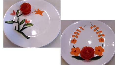 Amazing Vegetable Garnish Ideas - Food Art - YouTube
