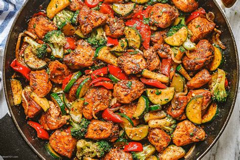 One Pot Chicken Vegetables Recipe — Eatwell101