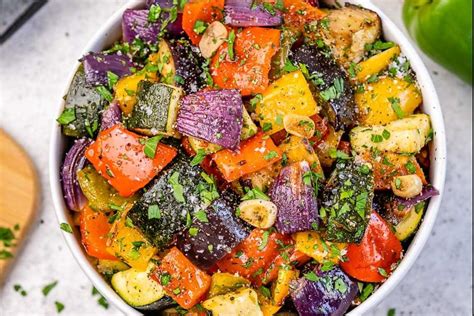 Colorful Roasted Vegetables - Cooking Scoot