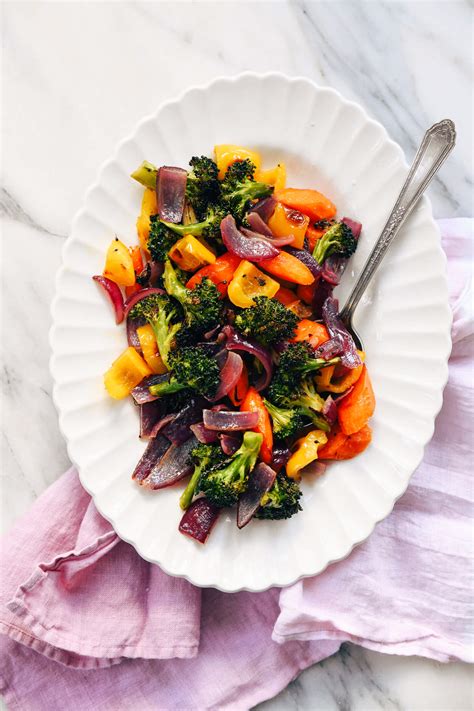 Colorful Roasted Vegetables - Daria Ventura Nutrition