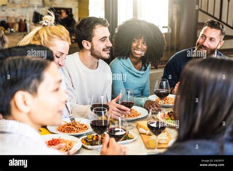 Conversation over meal hi-res stock photography and images - Alamy