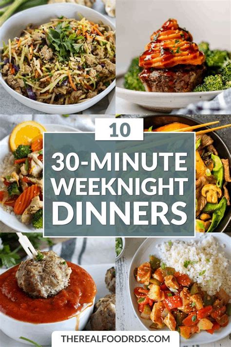 10 Quick Healthy Dinner Ideas (Under 30 Minutes) | Clean dinner recipes ...