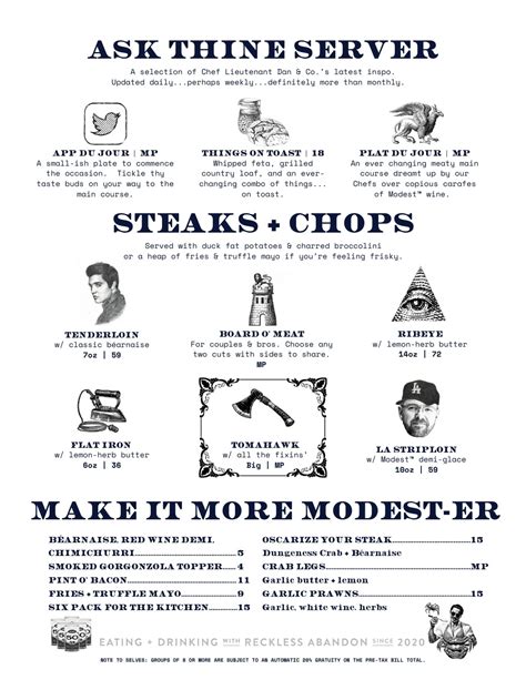 modest-menu | Modest Butcher