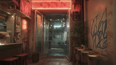 Exploring a Vibrant Street Food Stall in a Bustling Asian City Stock ...