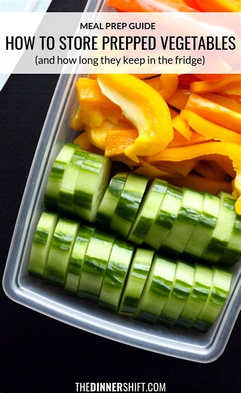Meal prep guide how to store prepped vegetables – Artofit