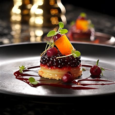 Premium AI Image | artistry of food presentation in the kitchen ...