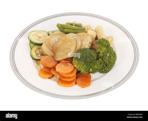 Plate of Vegetables Stock Photo - Alamy