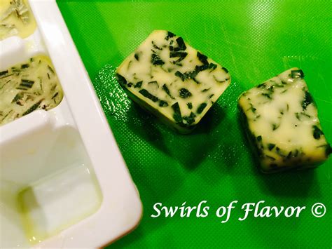 Freezing Fresh Herbs - Swirls of Flavor