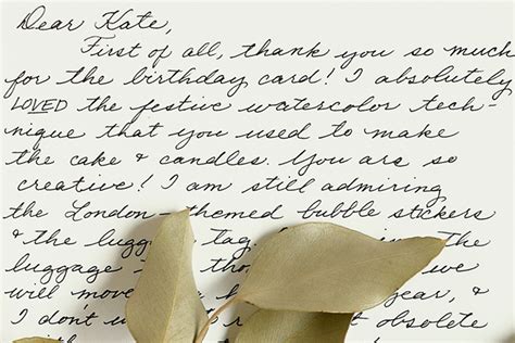 How To Start A Handwritten Letter at Mike Lucy blog