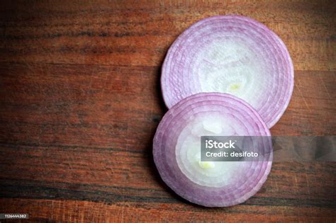 Horizontal Click Of Cross Section Of Two Slices Of Purple Red Color ...