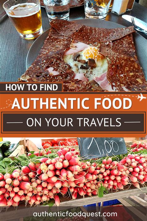 How to find authentic local eats using visual clues?