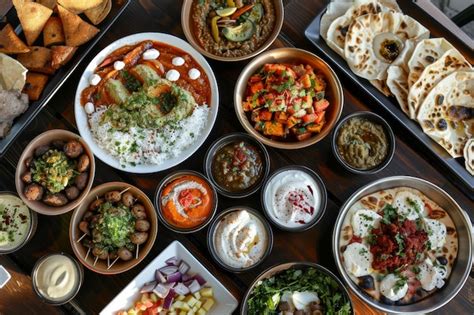 Premium Photo | A table filled with an array of different types of food ...