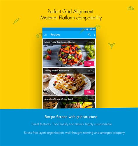 Mobile Recipe Application, Mobile Restaurant Apps on Behance