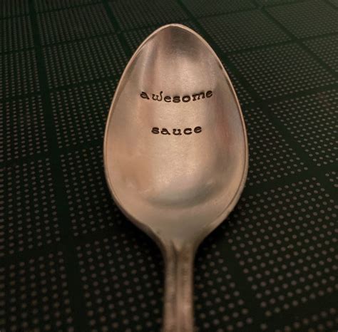 Awesome Sauce Spoon: Condiment Spoon, Small Dip Salsa Spoon ...
