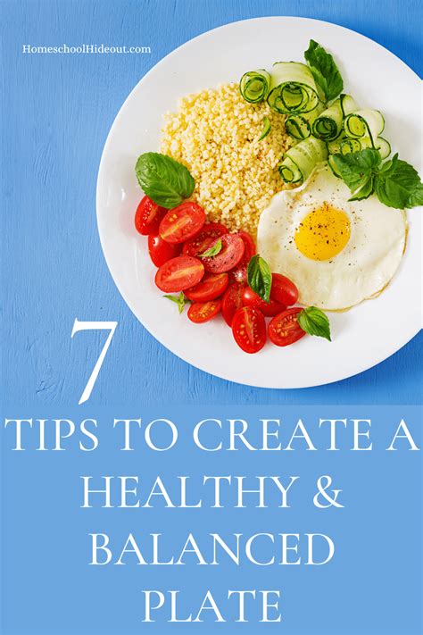 Creating a Healthy and Balanced Plate - Homeschool Hideout