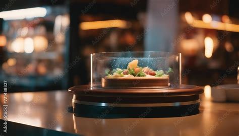 Interactive Food Display, a dish that interacts with the diner through ...