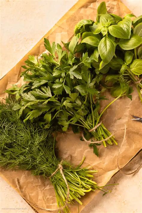 How do real foodies keep fresh herbs vibrant for beautiful garnishes?