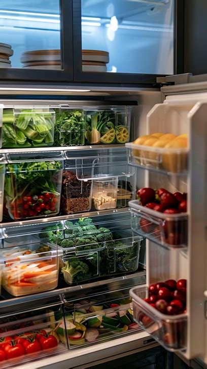 Free Organized Fridge Interior Image | Download at StockCake