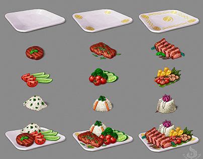 Restaurant food, props, 2021.