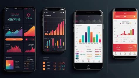 Modern Mobile Analytics Dashboard Interface | Premium AI-generated image