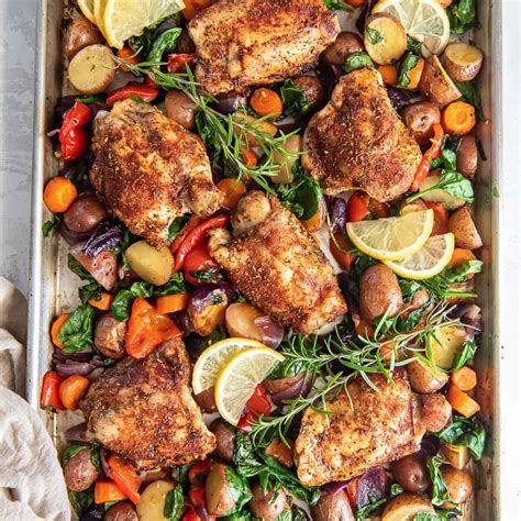 Sheet Pan Chicken and Vegetables | Wholesome Made Easy