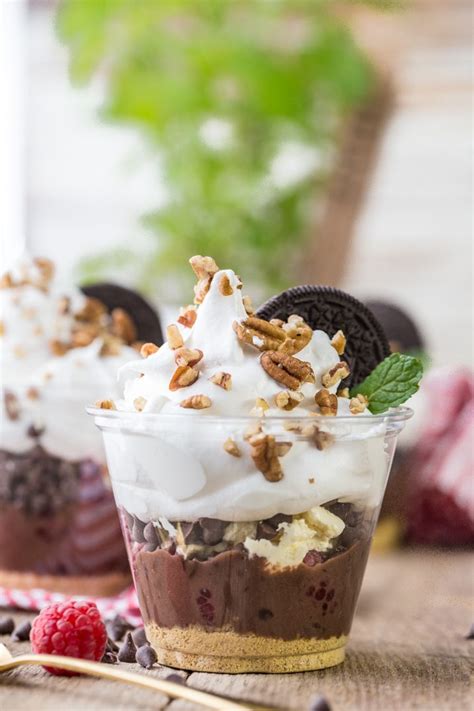 Individual 7 Layer Dessert Dip Cups | Individual desserts, Desserts ...