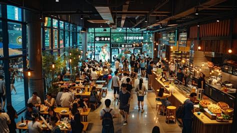 Free Bustling Urban Eatery Photo - Food Court, Urban, Restaurant ...