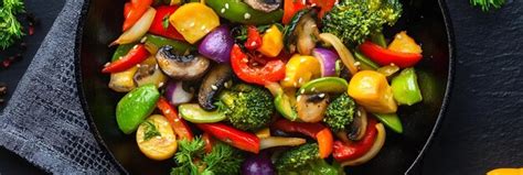 Vibrant Vegetable StirFry in Cast Iron Skillet | Premium AI-generated image