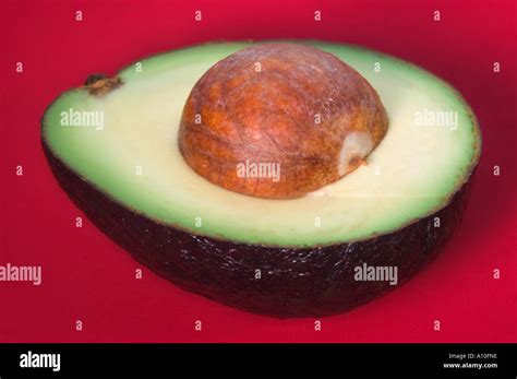 Half of an Avocado Stock Photo - Alamy