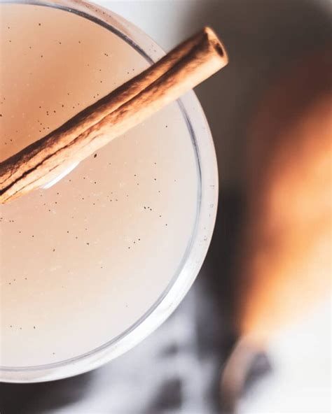 Spiced Pear + Vanilla Bean Gin Fizz - wild thistle kitchen