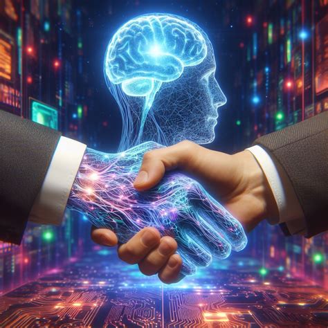 Download Human, Artificial Intelligence, Collaboration. Royalty-Free ...