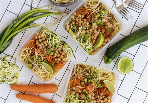 Sesame &amp; Spiralized Veggie Noodles - A better choice!