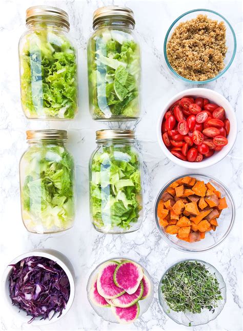 Mason Jar Meal Prep Salad Edition - Natures Fare