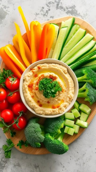 Free Healthy Veggie Platter Photo - Vegetables, Hummus, Healthy ...