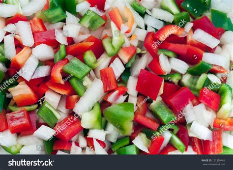 Chopped Vegetables Ready Frying Stock Photo 121390465 | Shutterstock