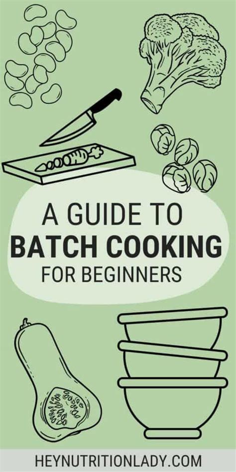 Batch Cooking For Beginners - Hey Nutrition Lady